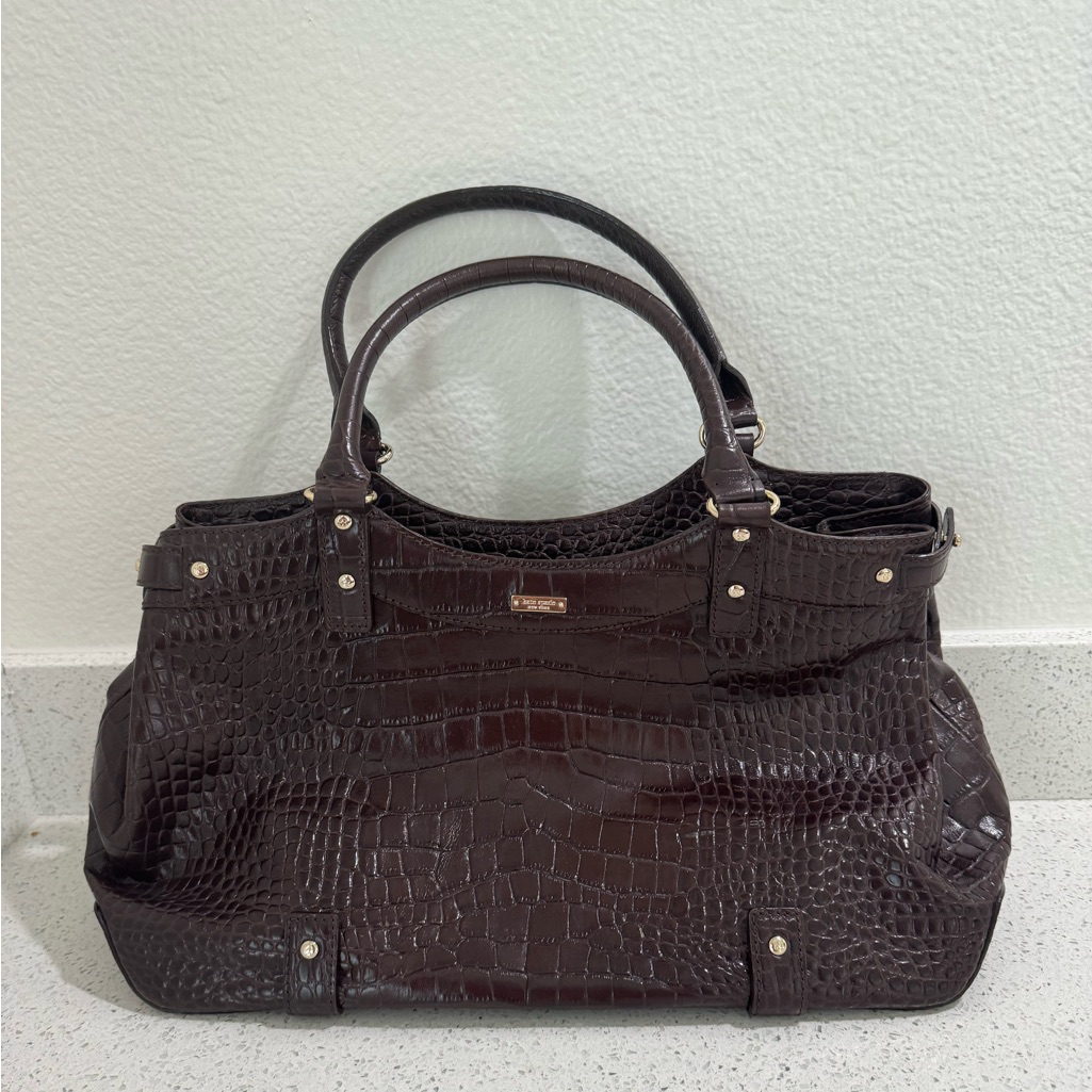 Kate Spade  Brown Crocodile